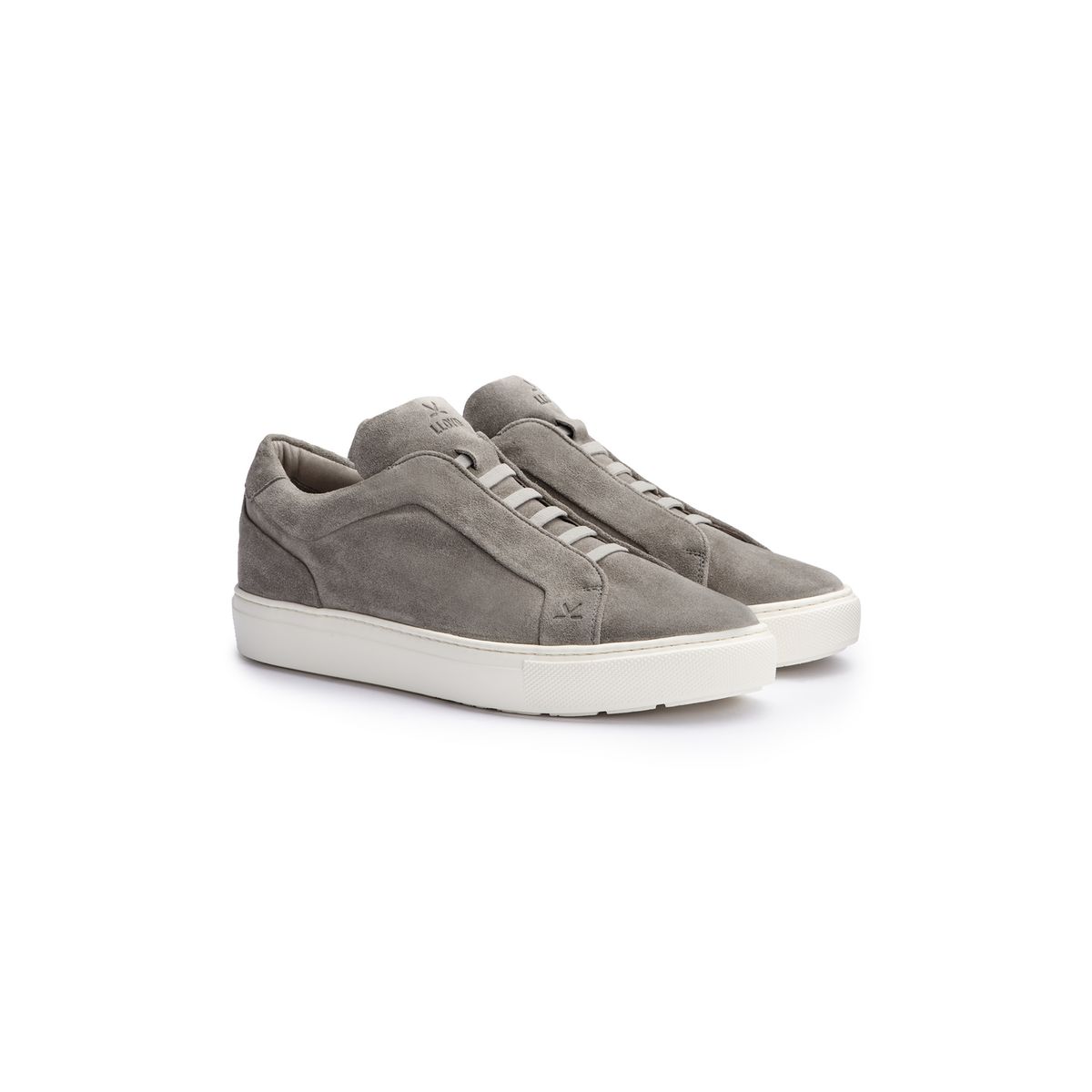 Minimalistische Suede-Sneaker zum Schlüpfen