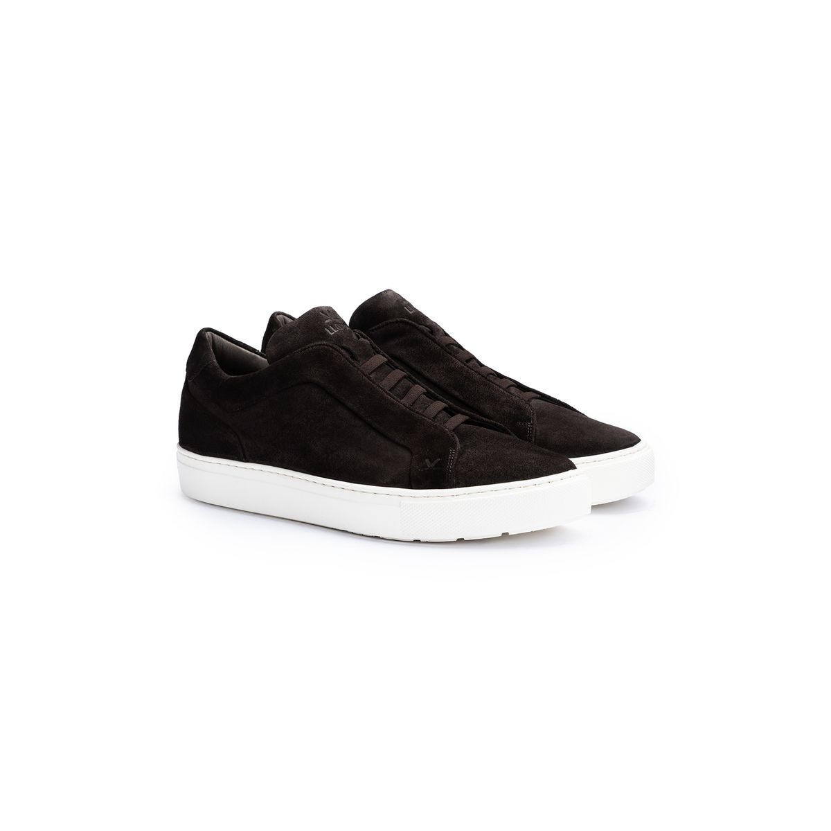 Minimalistische Rauleder-Slipper