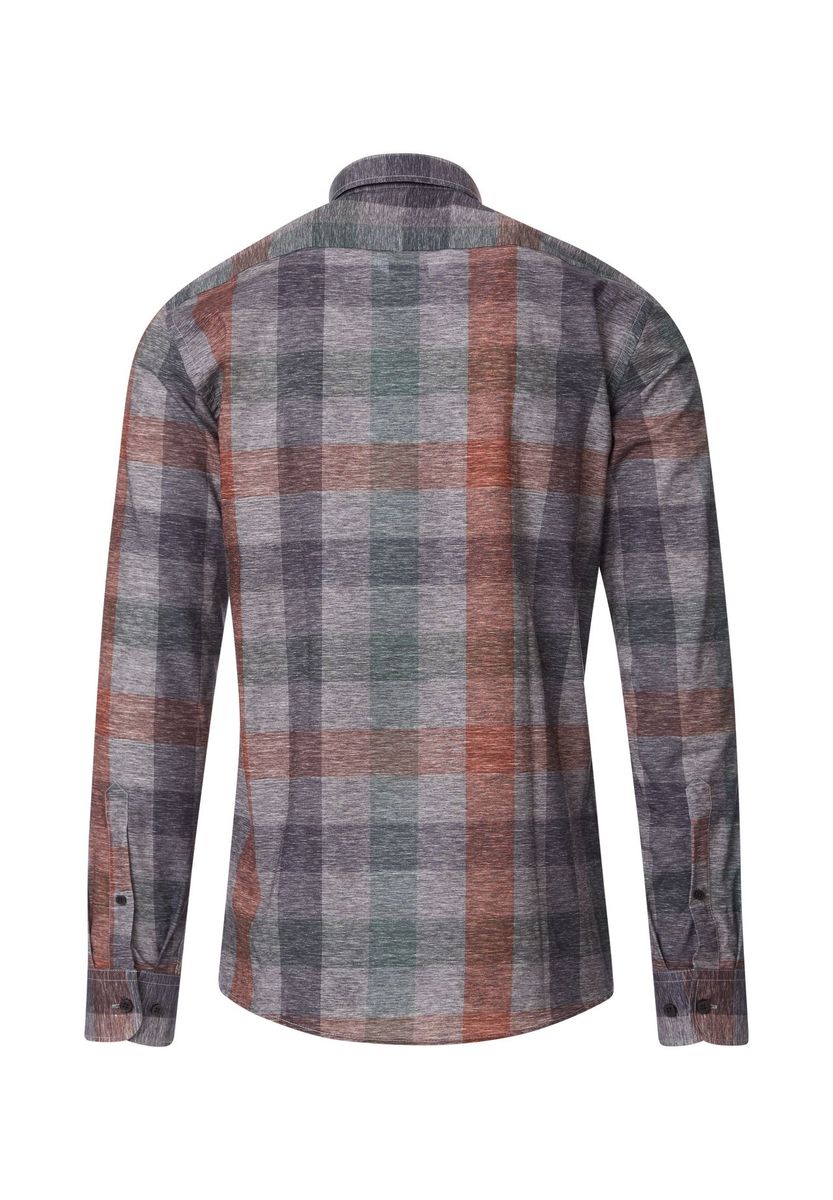 Lässiges Langarmhemd mit Karomuster