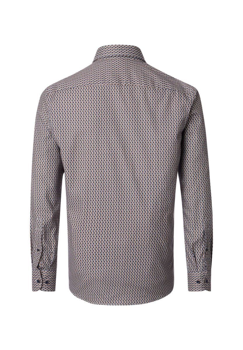 Gemustertes Comfort Fit Langarmhemd