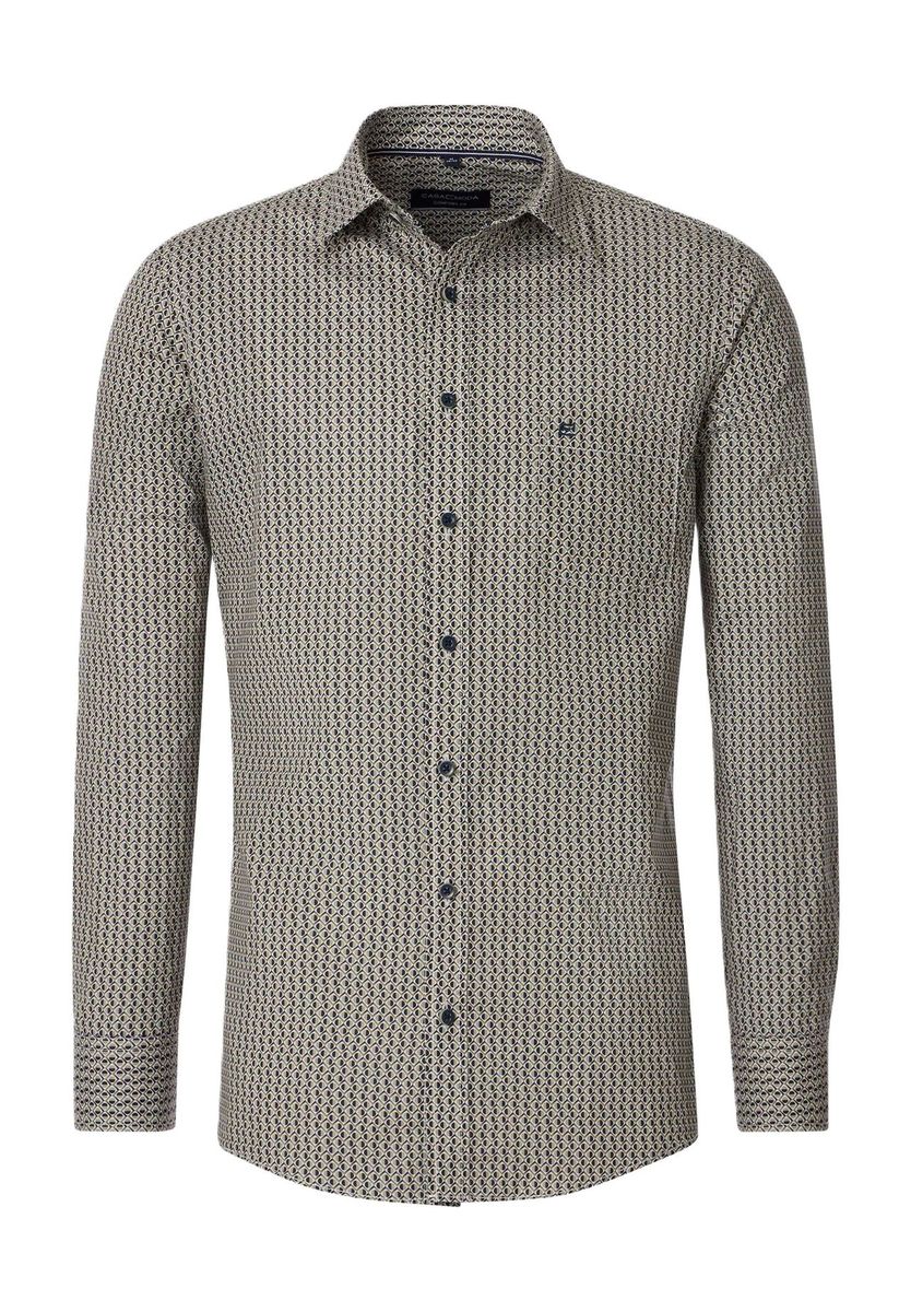 Gemustertes Freizeit Hemd Baumwolle Lange Ärmel