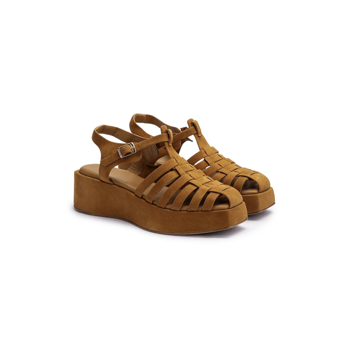 Fisherman Plateau-Sandalen mit Riemen