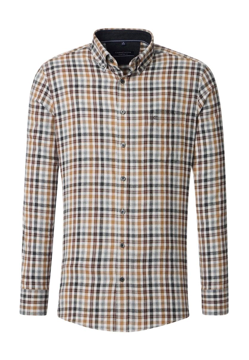 Herren Comfort-Fit Freizeithemd mit Karomuster