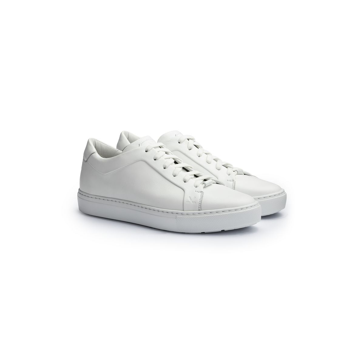 Minimalistische Low-Top Leder-Sneaker