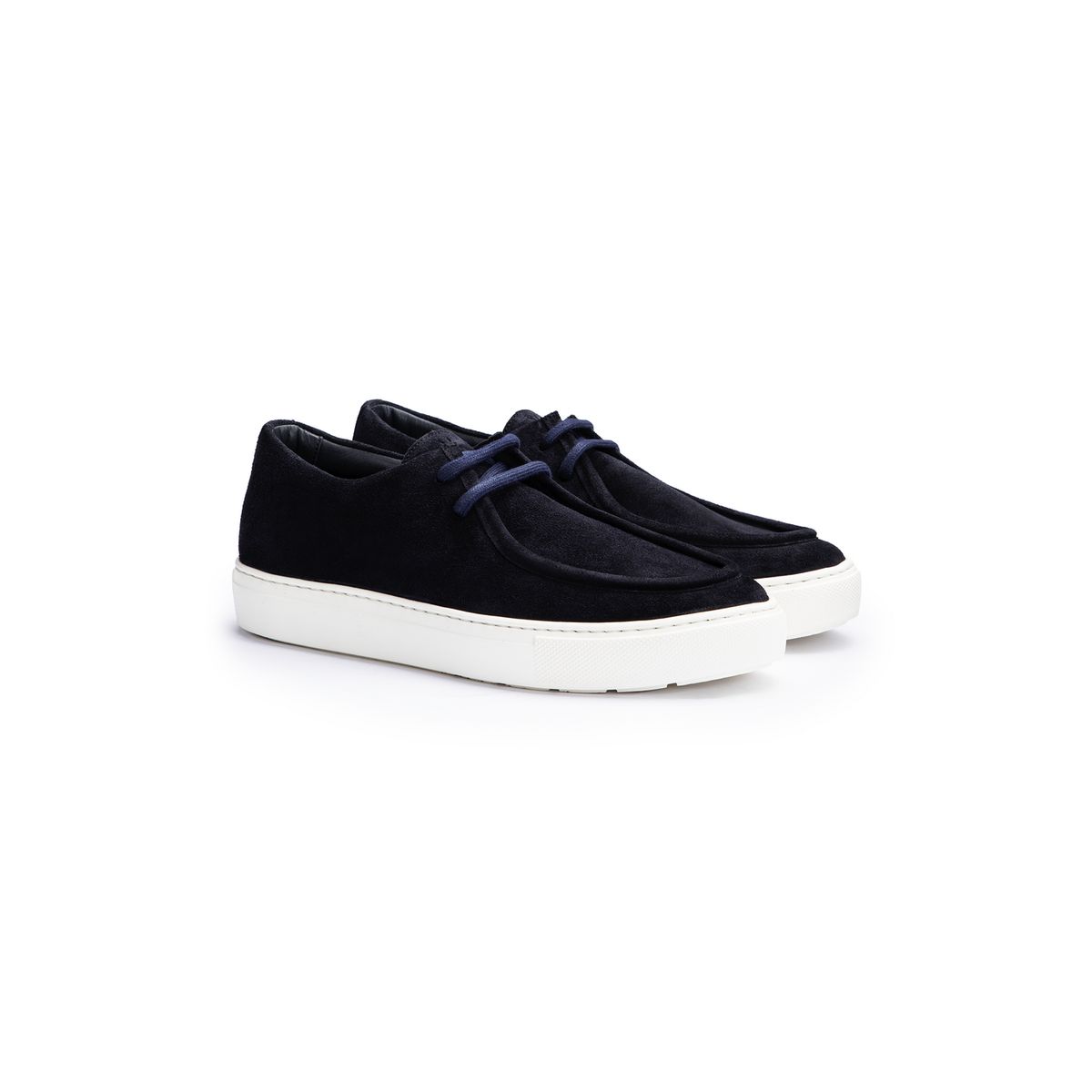 Wildleder-Sneaker im Moccasin-Stil