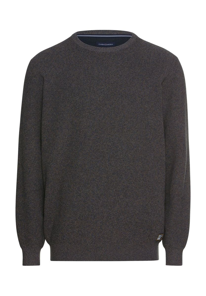 Klassischer Rundhals Strickpullover