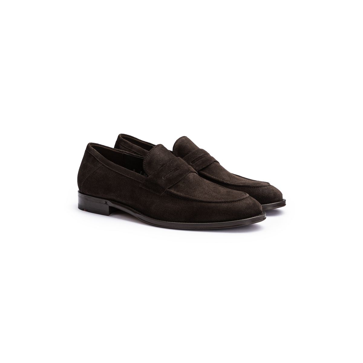 Edle Wildleder Penny-Loafer