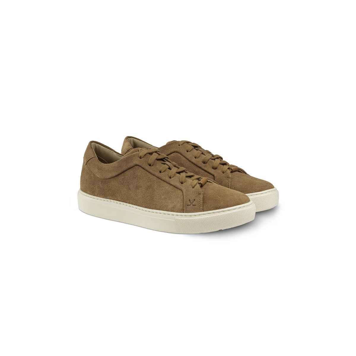 Minimalistische Rauleder Low-Top Sneaker