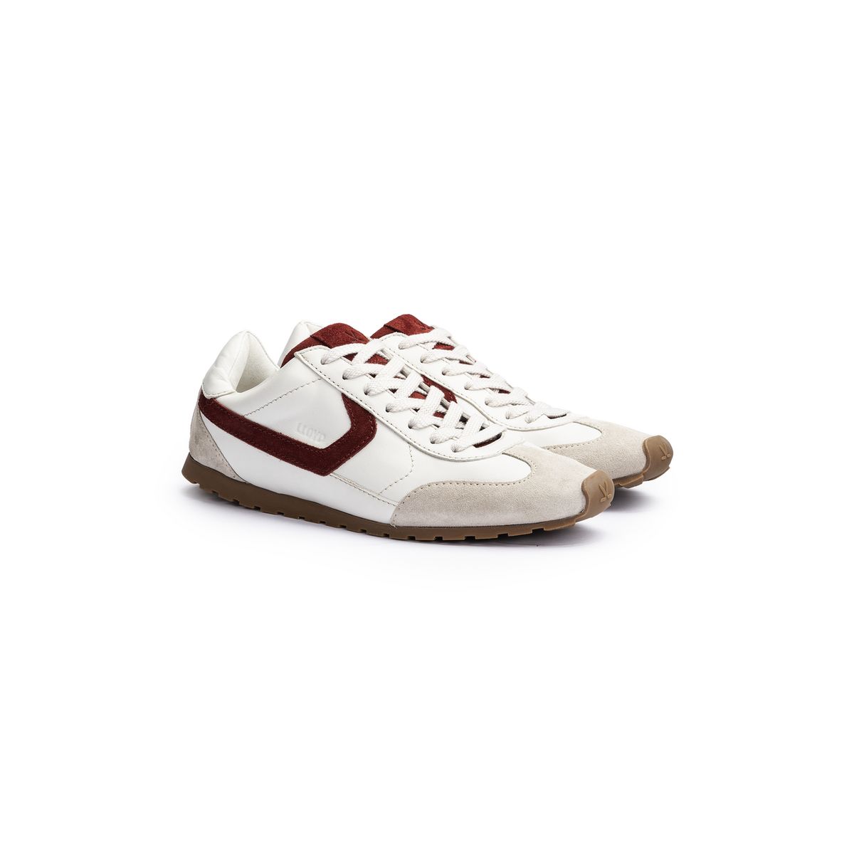 Retro-Sneaker aus Glatt- und Rauleder