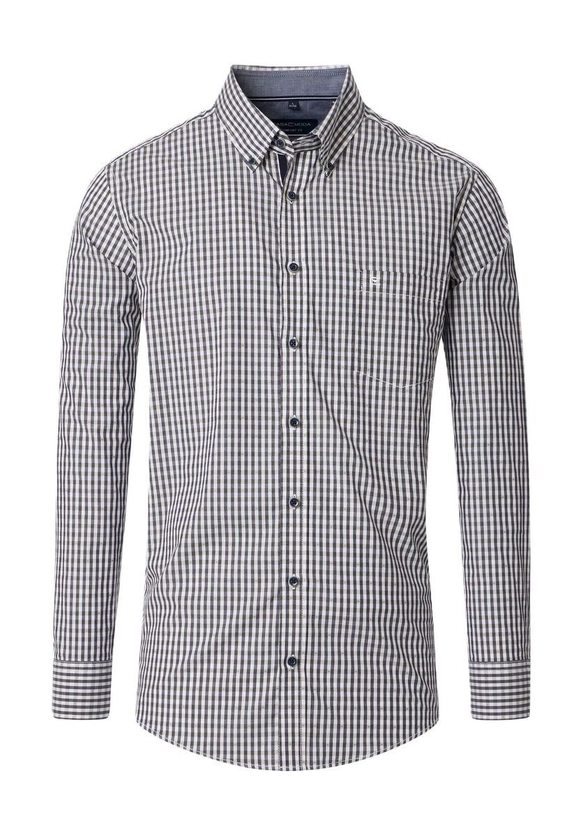 Grün und Blau Gingham Freizeit Hemd