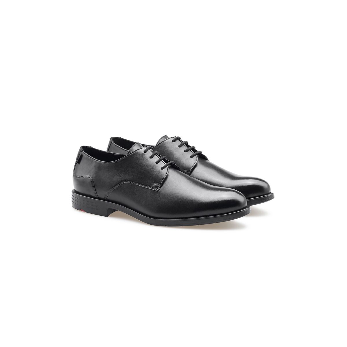 Klassische Derby-Schuhe aus Glattleder