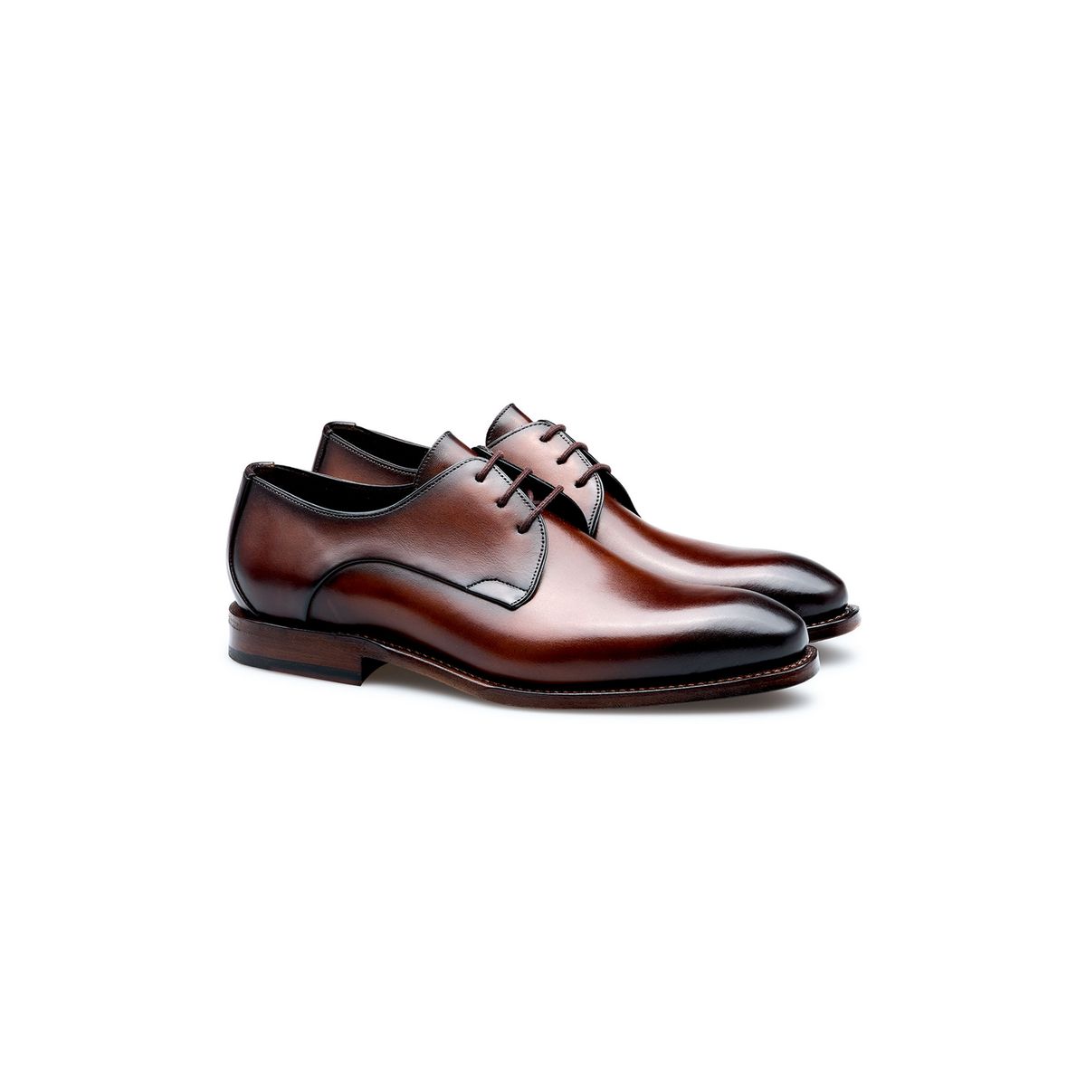 Eleganter Derby-Schuh mit Karree-Spitze