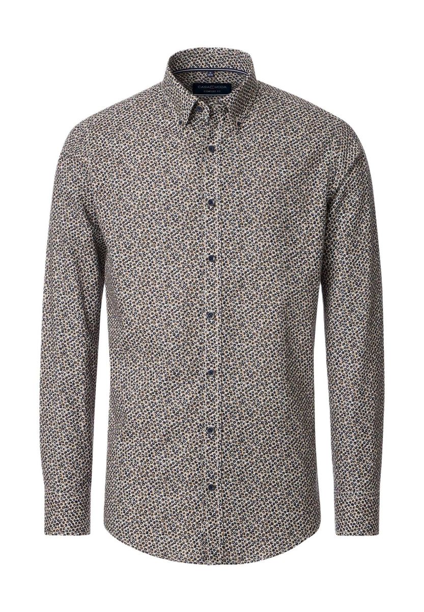 Locker geschnittenes Langarm Freizeit Hemd