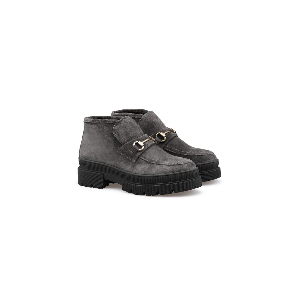 Chunky Bit-Loafer Stiefeletten