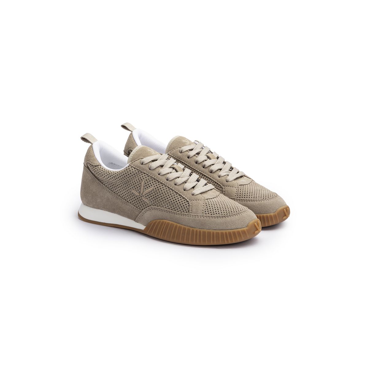 Flecht-Sneaker aus Rauleder