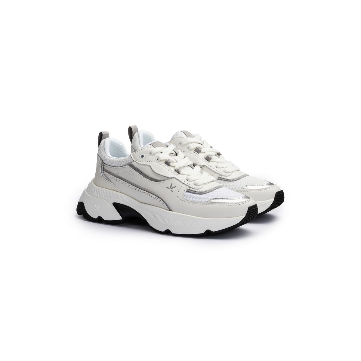 Chunky Low-Top Mesh-Sneaker