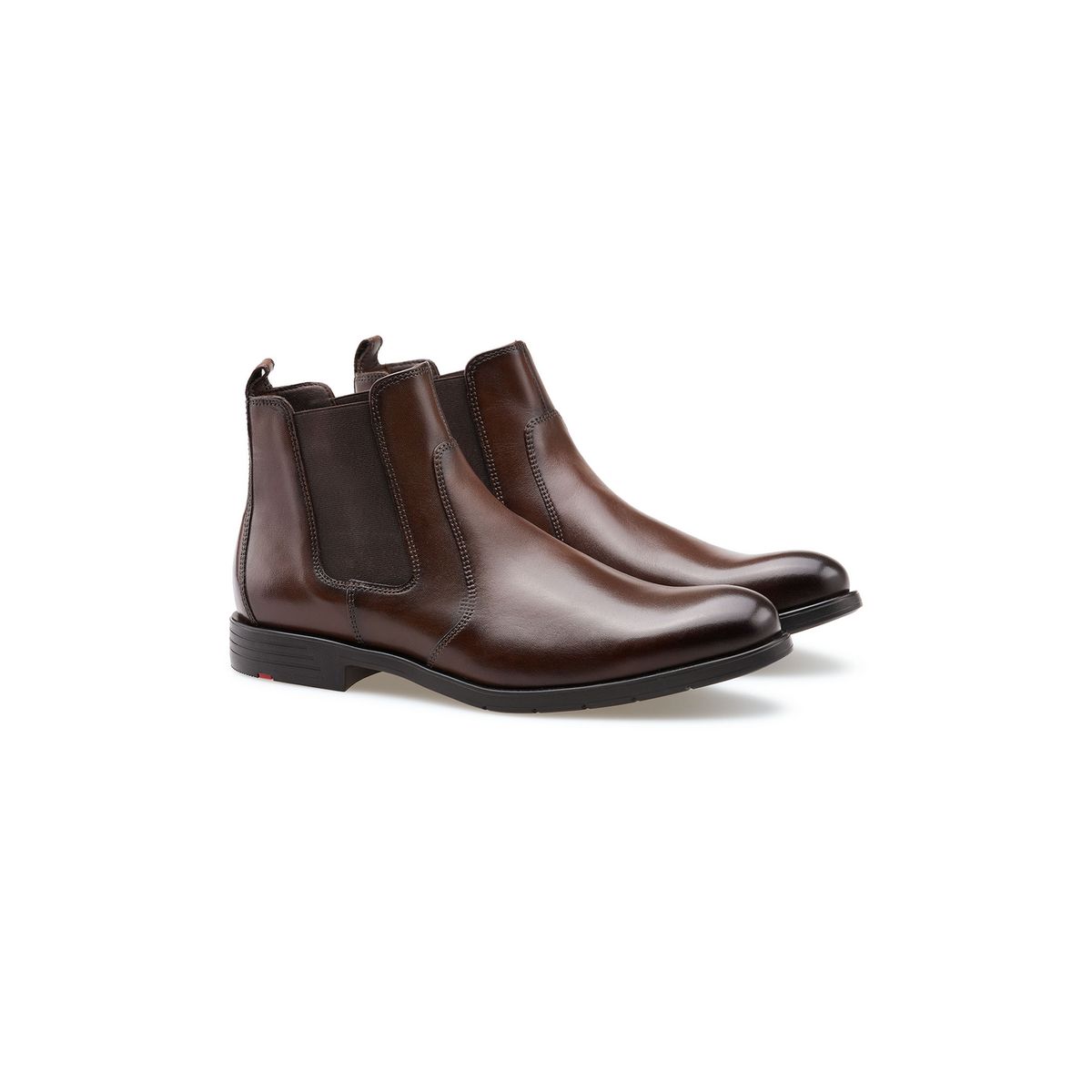 Klassische Chelsea Boots aus Glattleder
