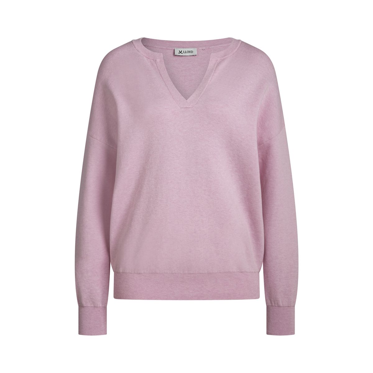 Weicher Strickpullover mit V-Ausschnitt