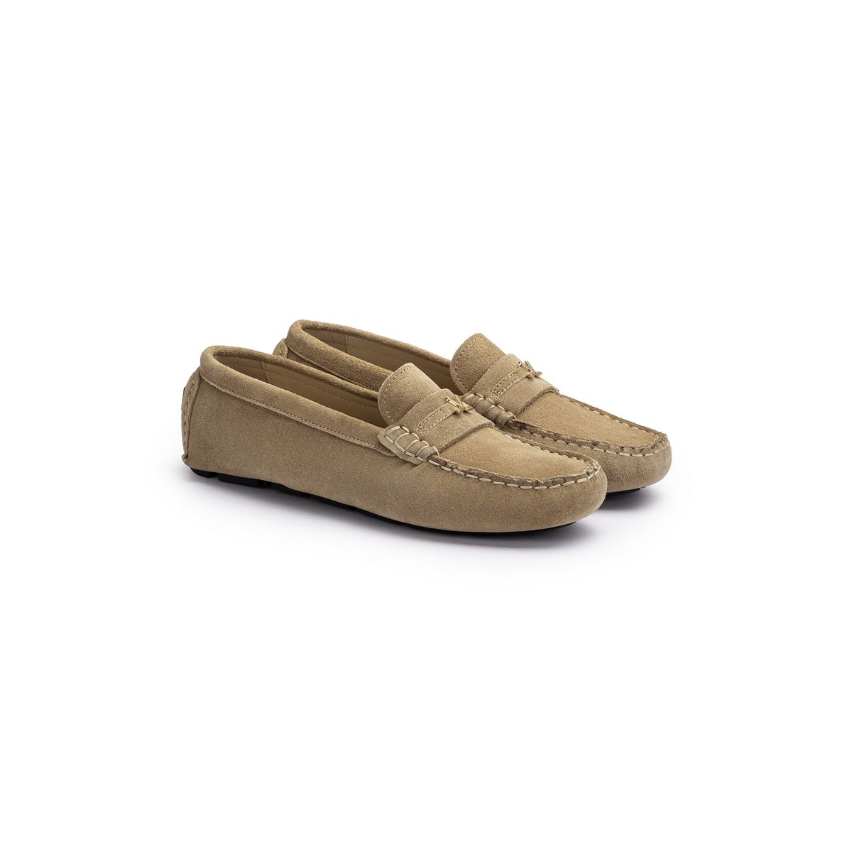 Klassische Suede Driving-Loafer