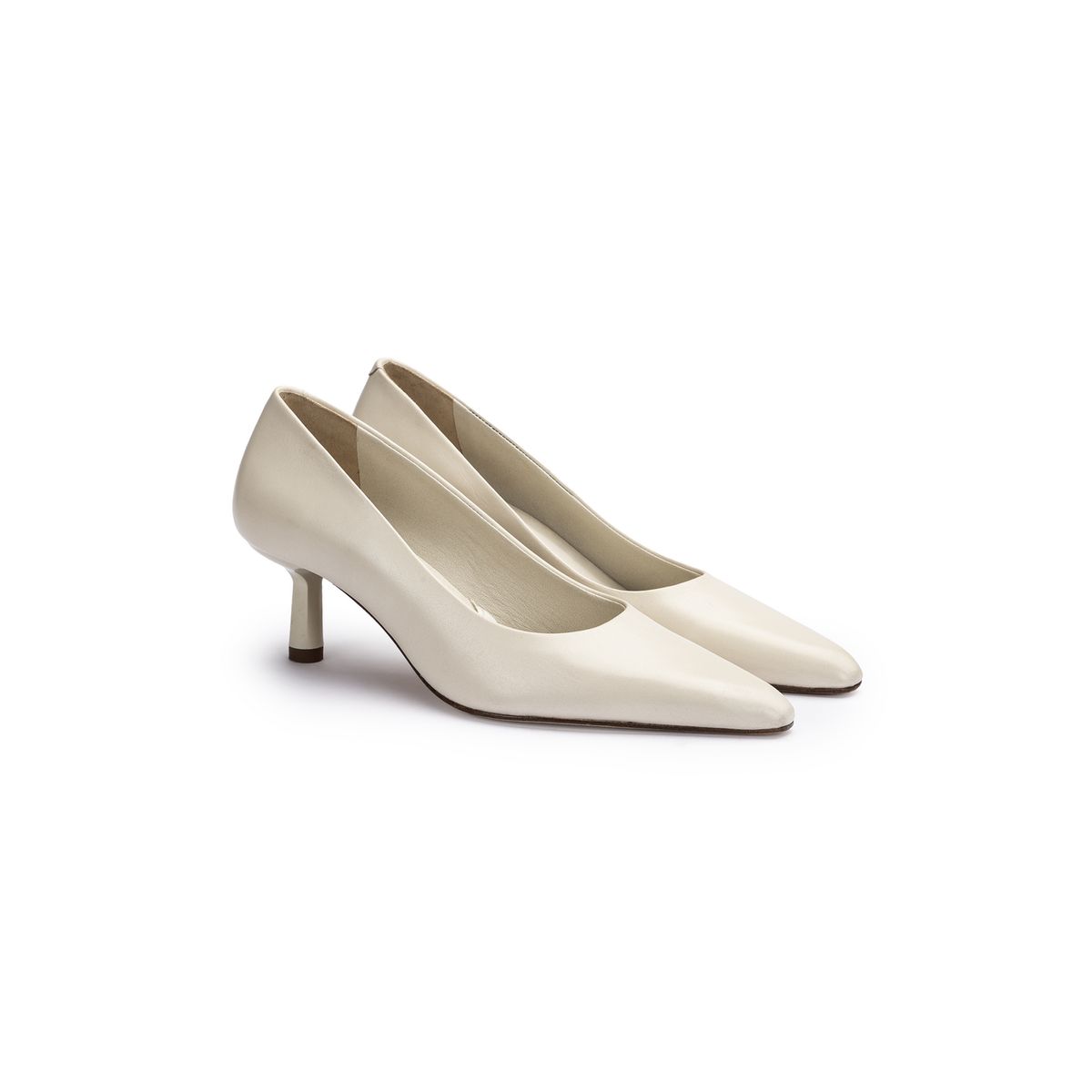 Elegante spitze Leder-Pumps