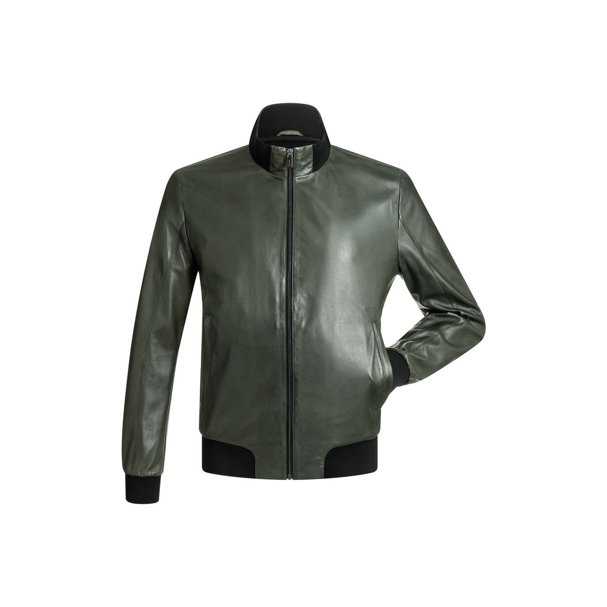 Ultraleichte Nappa-Leder Bomberjacke