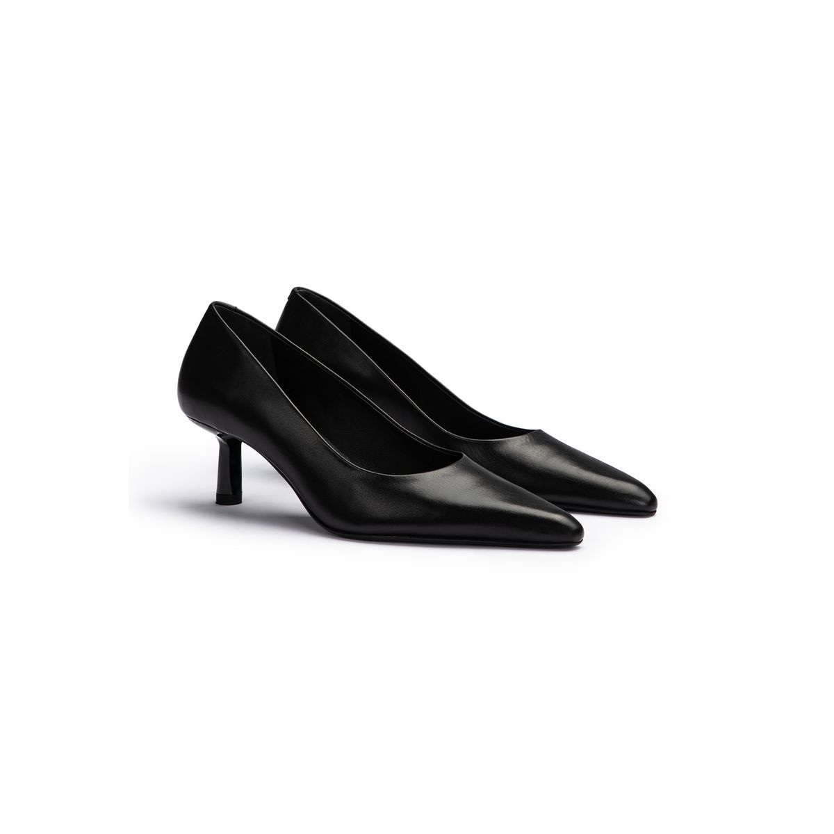 Elegante Lederpumps mit spitzer Kappe