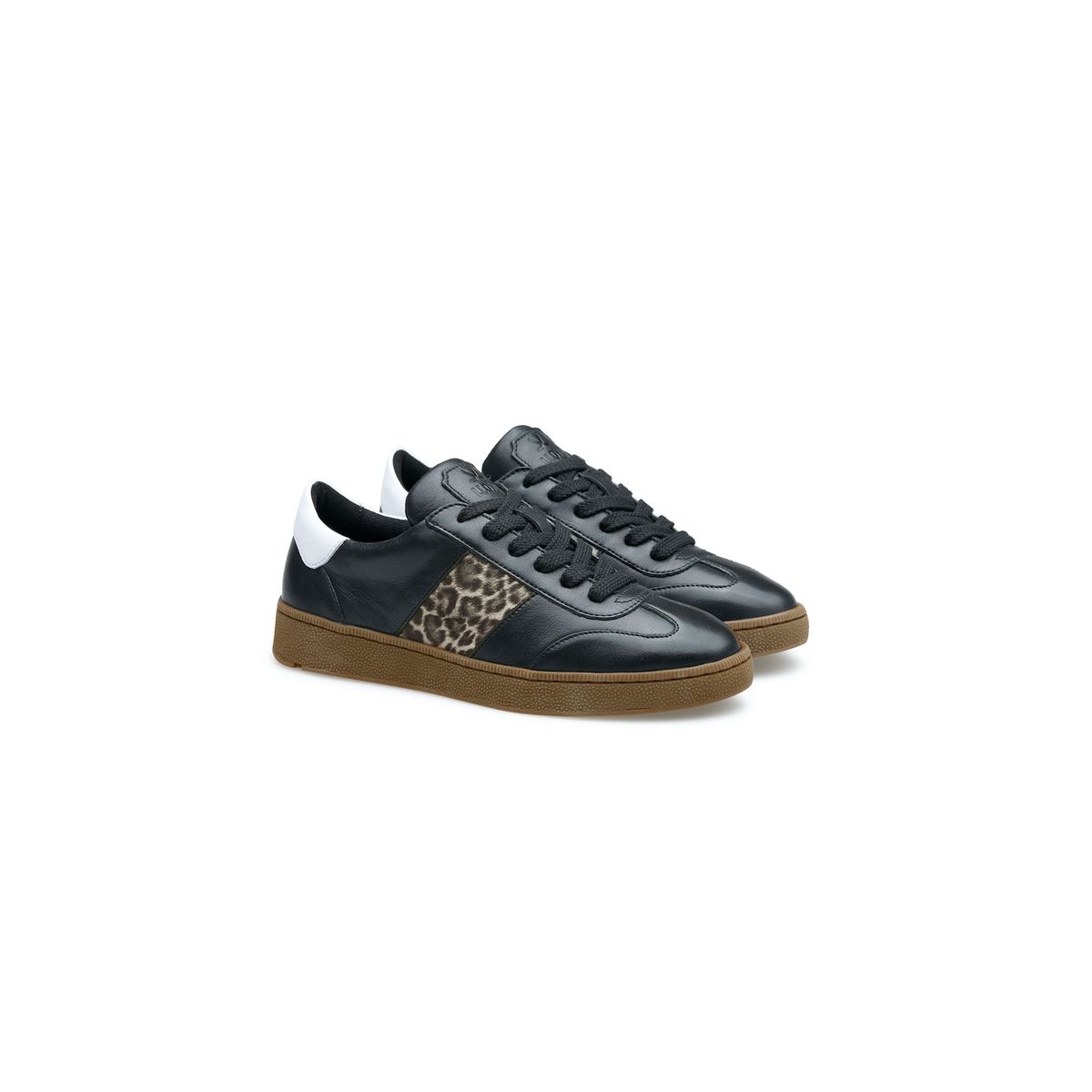 Lace-Up Aria mit Tiermuster