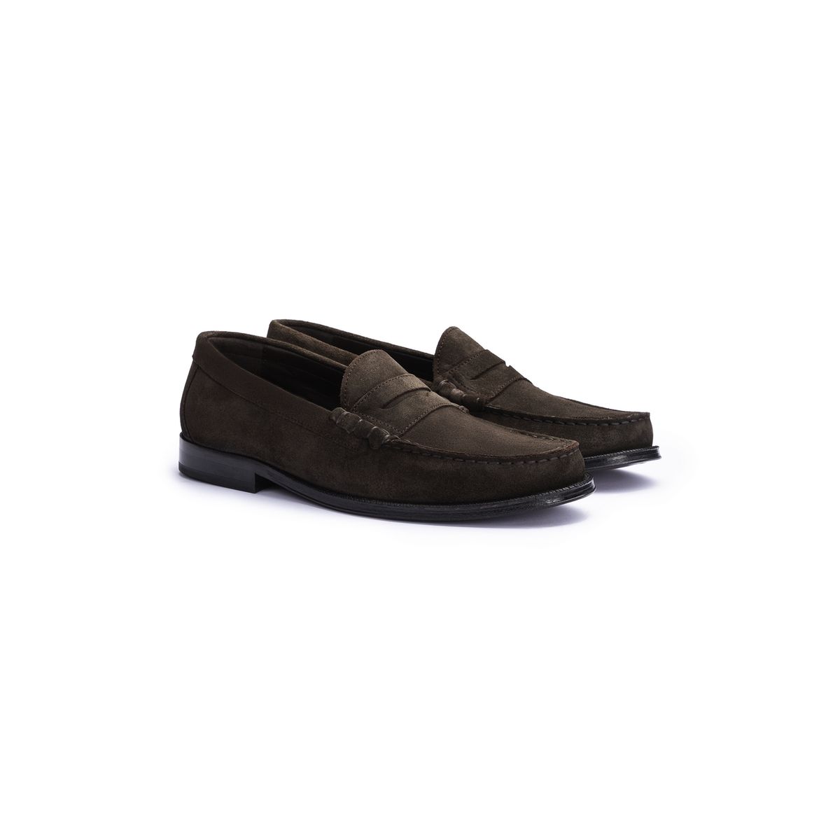 Klassische Suede Penny-Loafer