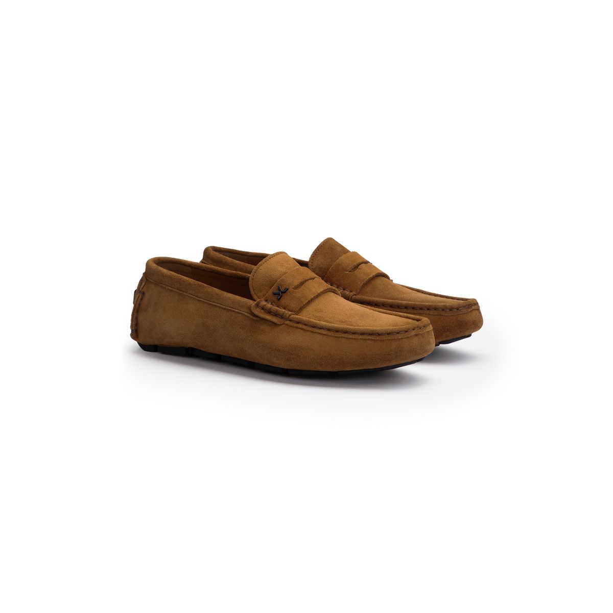Klassische Wildleder Penny-Loafer