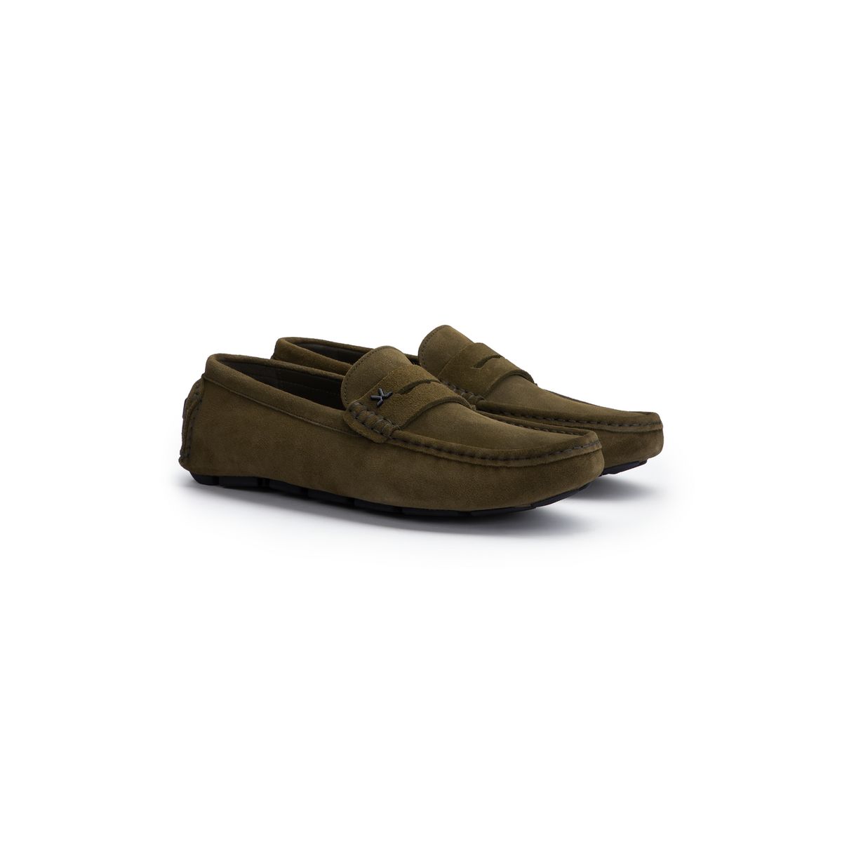 Klassische Suede Penny-Loafer