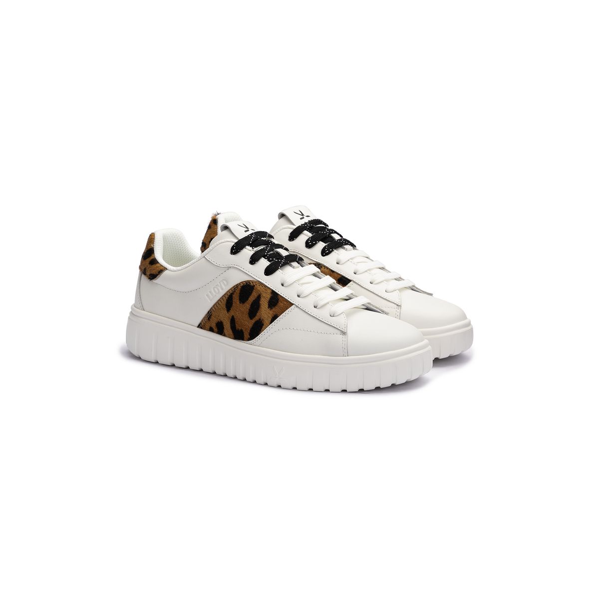 Schicker Low-Top-Sneaker mit Leopardenmuster