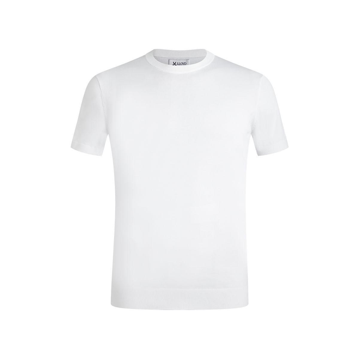 Klassisches Rundhals-T-Shirt aus Baumwolle