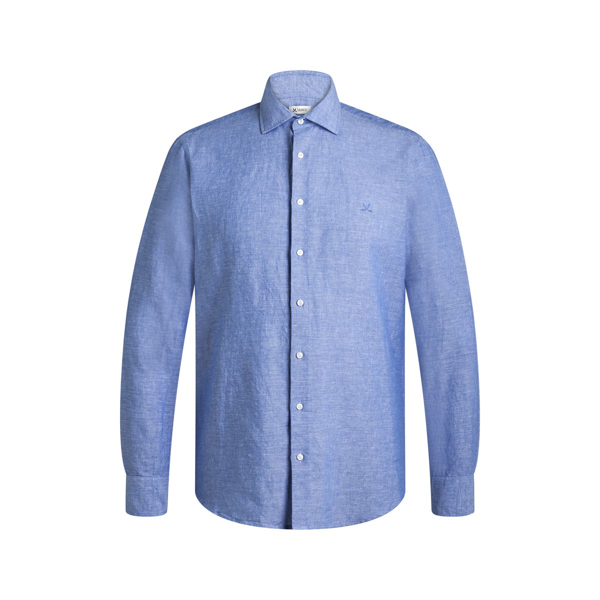 Oversized Hemd aus Leinen-Mix