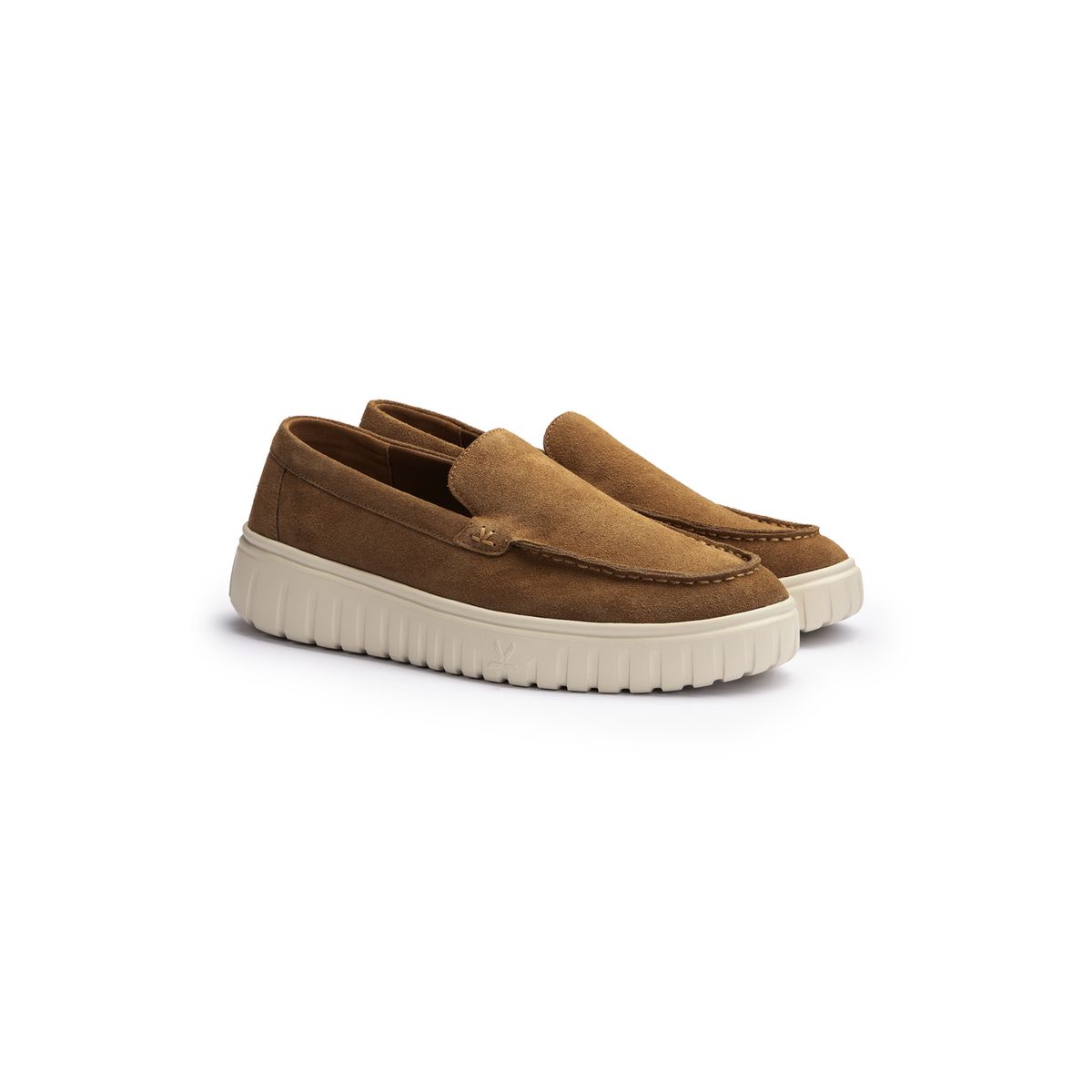 Moderne Rauleder-Slipper
