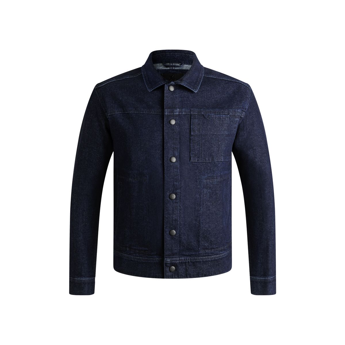 Minimalistische Dunkelblaue Jeansjacke