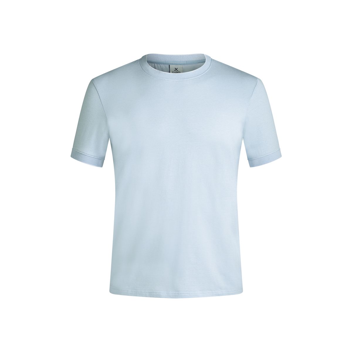 Dezent gestreiftes Rundhals-Shirt