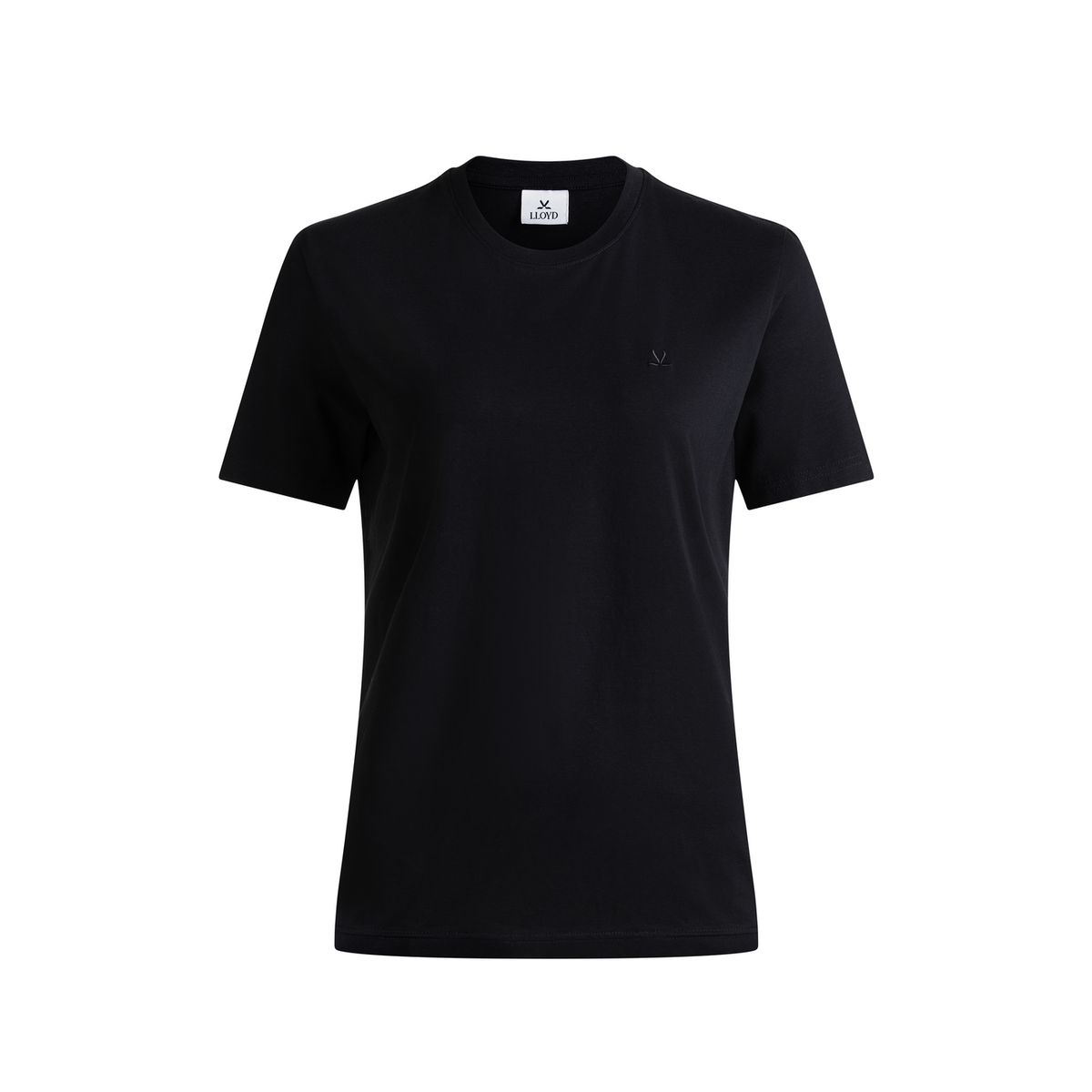 Klassisches Rundhalsshirt aus Baumwolle