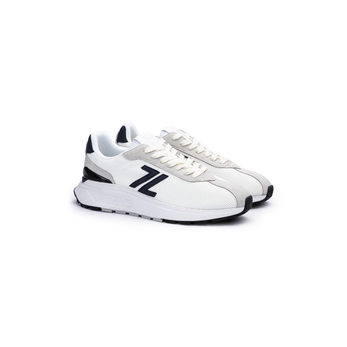 Moderne Mesh und Wildleder Sneaker