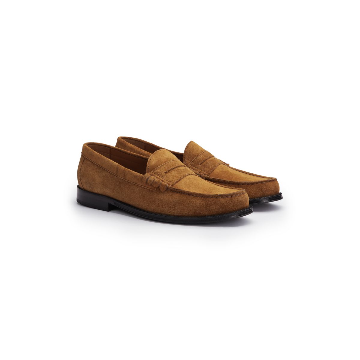 Klassische Wildleder Penny Loafer