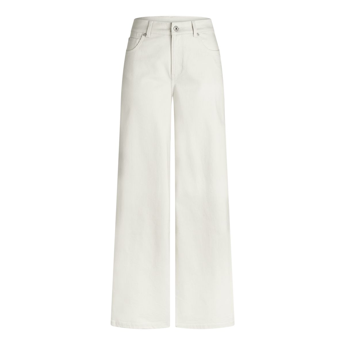 Weite Jeans mit hohem Bund