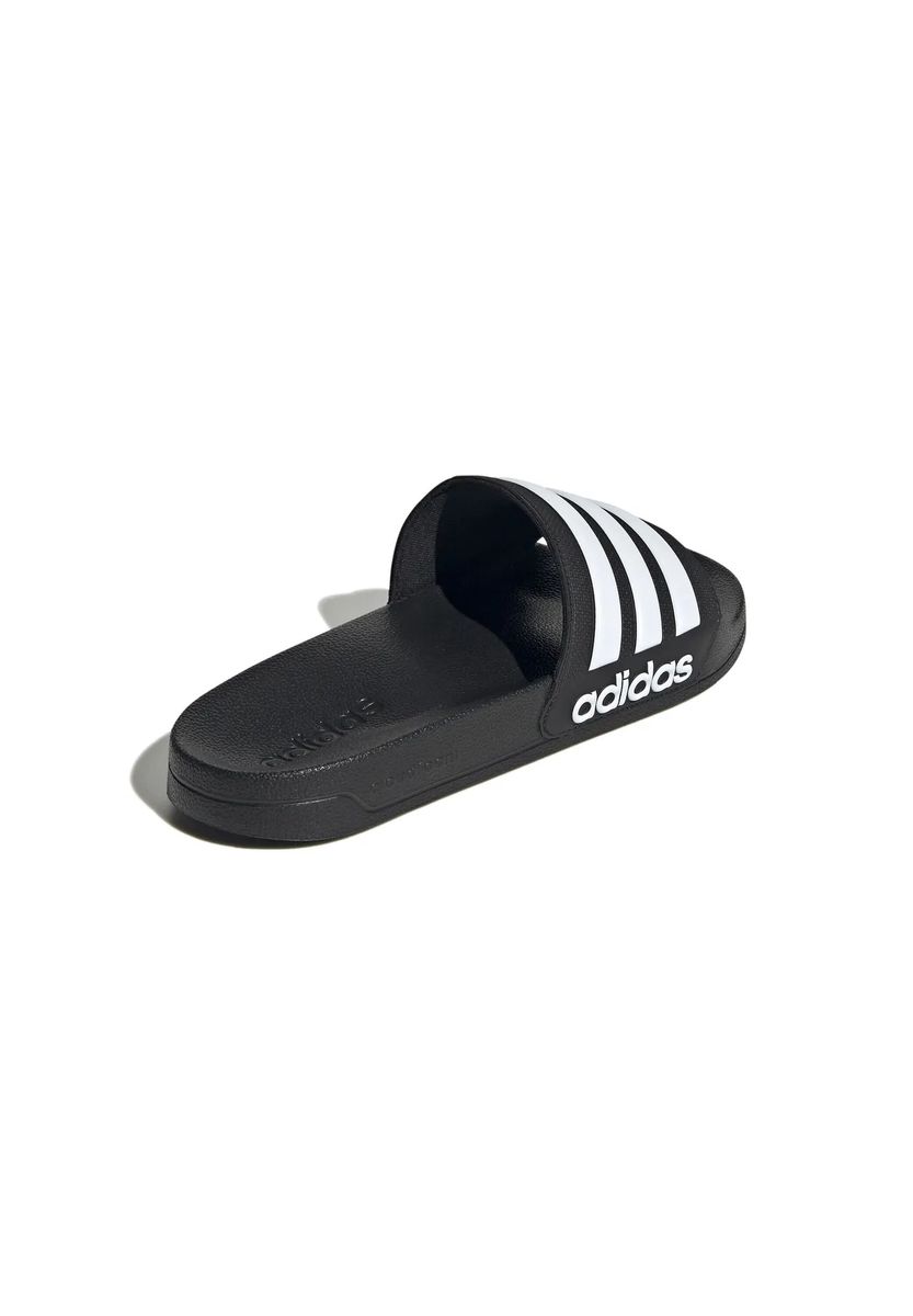 adidas Shower Adilette Badelatschen, Logo-Print, für Herren, schwarz, 36 2/3