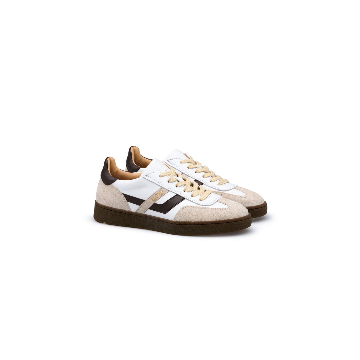 Leder-Sneaker im Retro-Stil