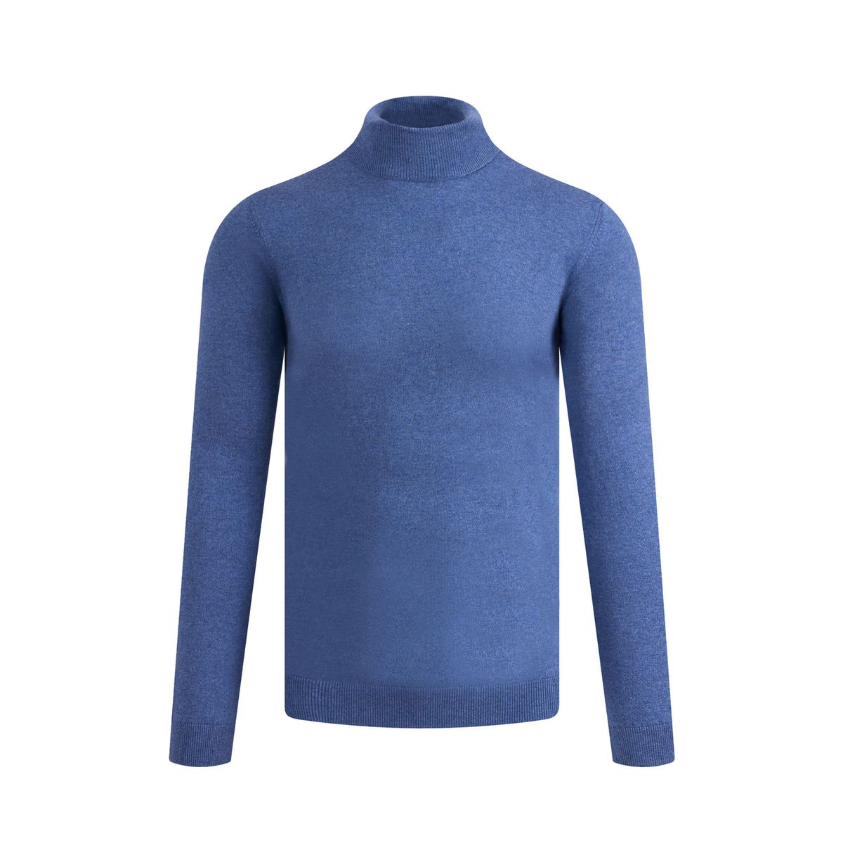 Weicher Baumwoll-Kaschmir Rollkragenpullover
