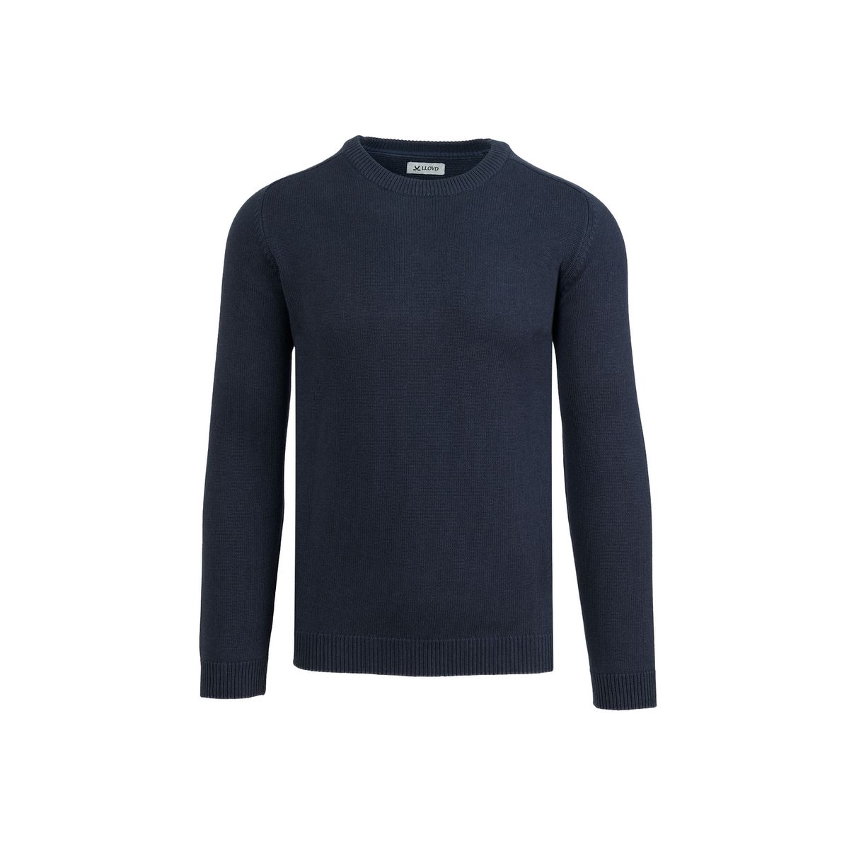 Klassischer Rundhals-Feinstrickpullover