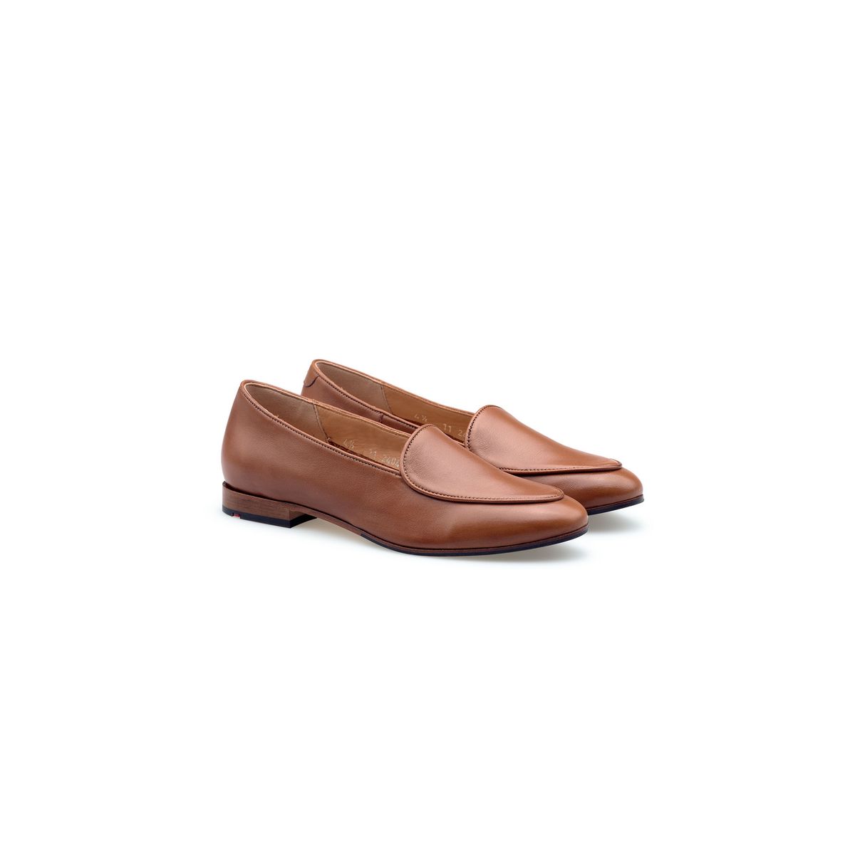 Elegante Slipper aus Glattleder