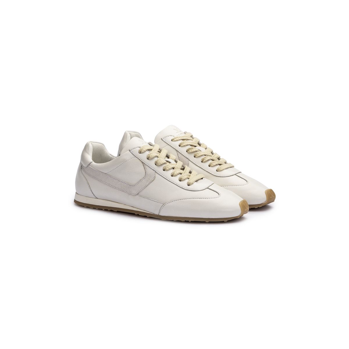 Minimalistische Low-Top-Leder-Sneaker