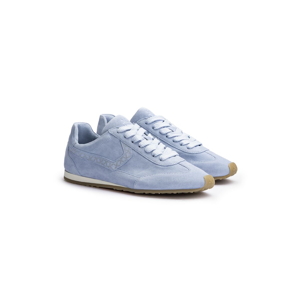 Klassische Schnürsneaker aus Rauleder