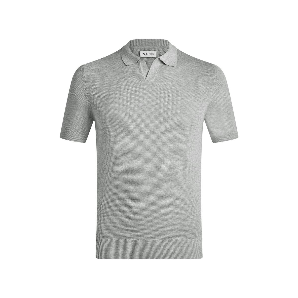 Minimalistisches Kurzarm-Strick-Polo