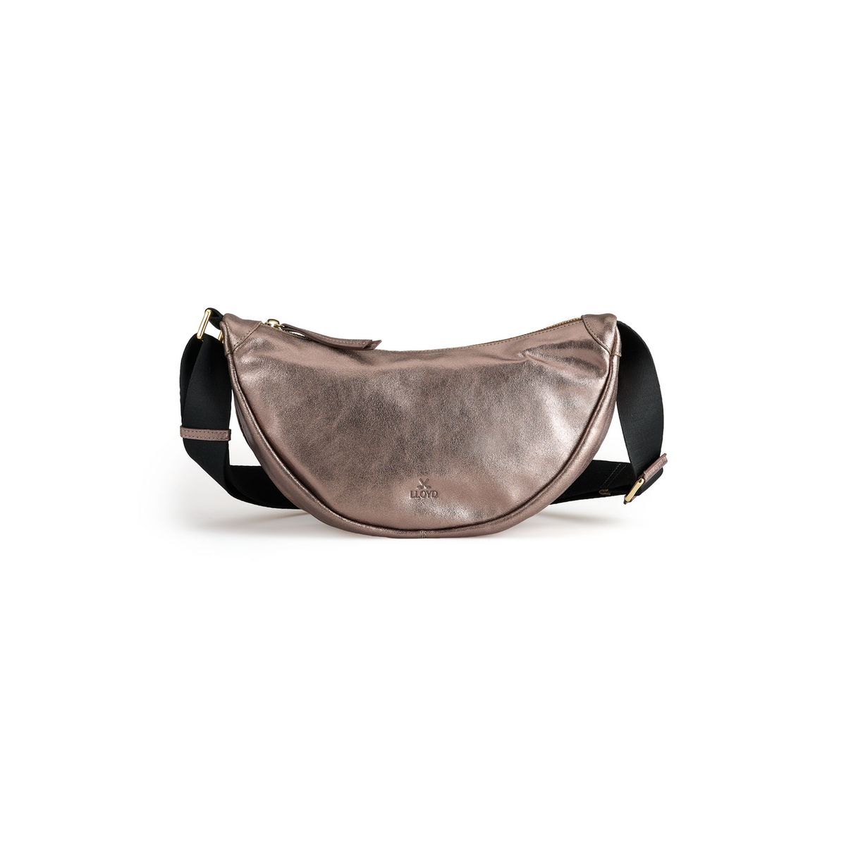 Lederne Halbmond Crossover-Tasche