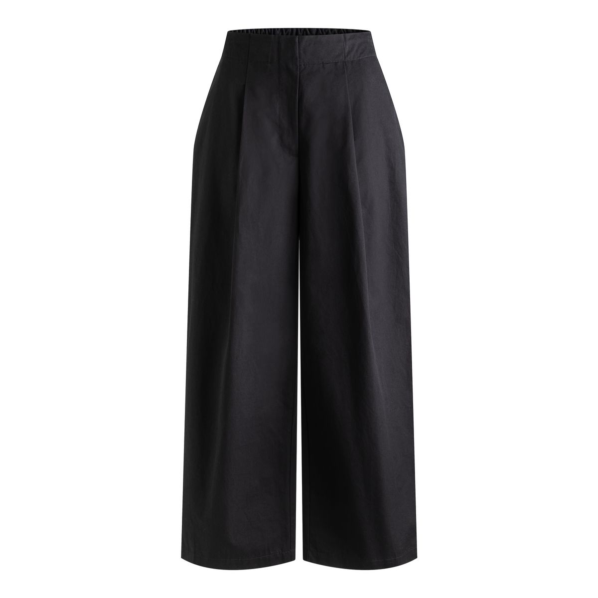 Weite Culotte mit Bundfalten